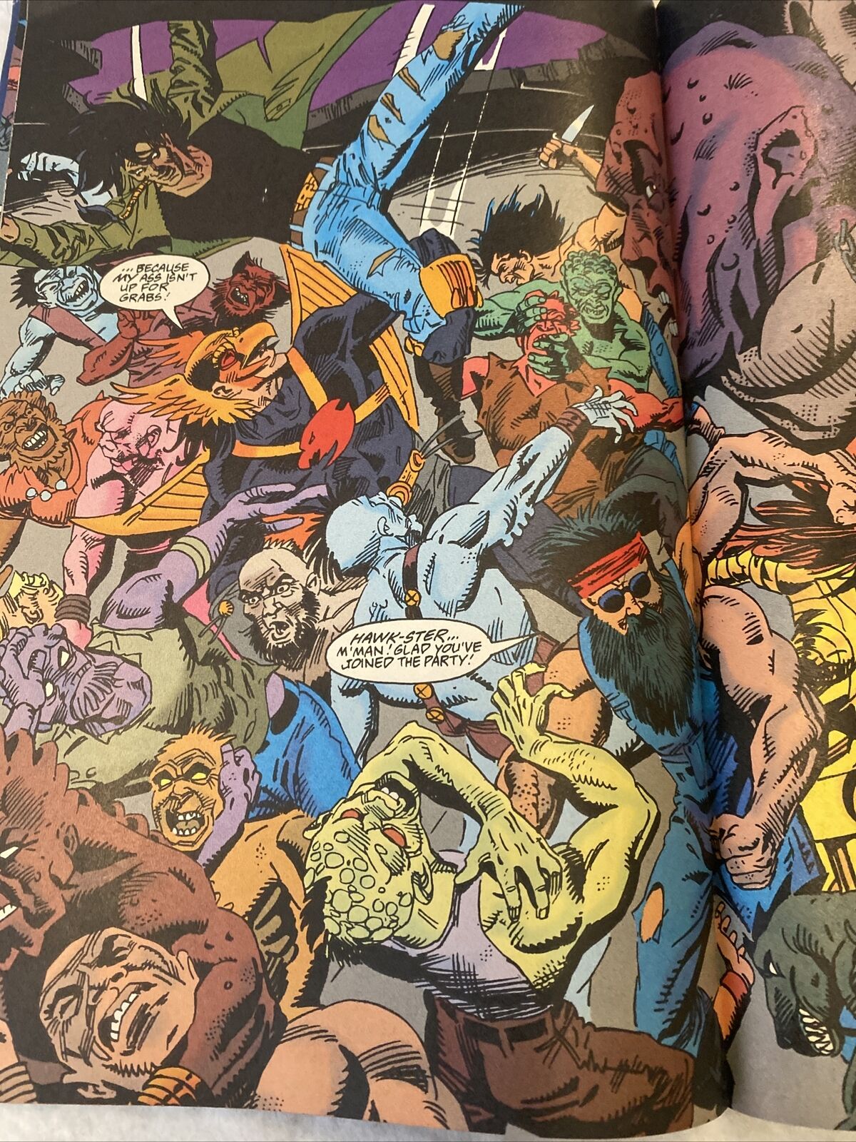 COMIC - DC Comics HAWKMAN Mongrel Rules! - Mar 1994  - New York - (8824)