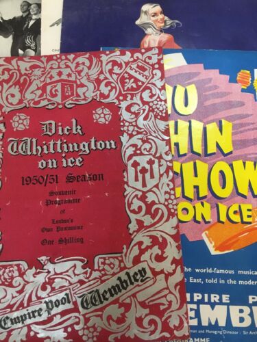 Empire Pool Empress Hall London Casino Gracie Fields Programmes 1950's x 7 - (2952)