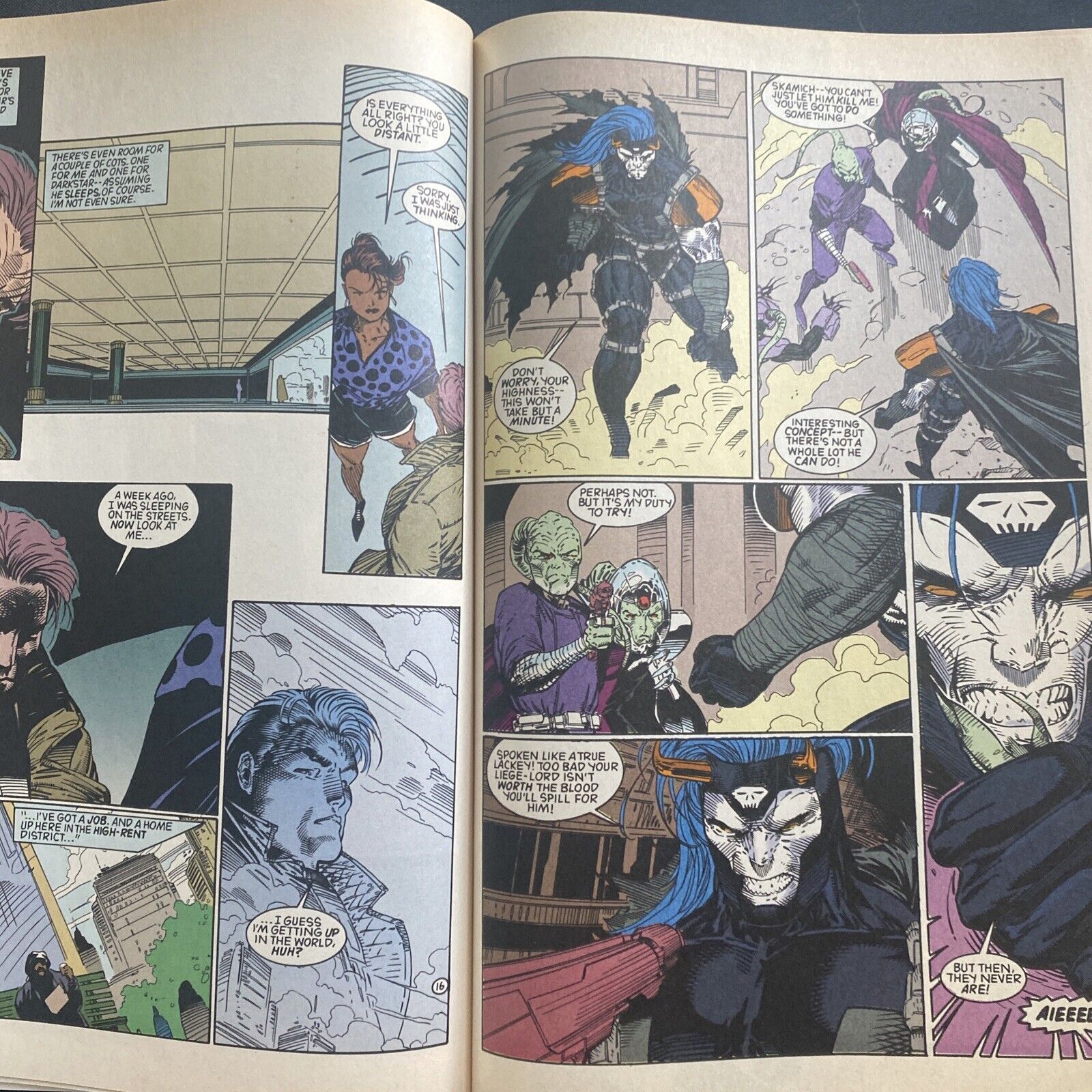 COMIC - DC Comics DARKSTARS Flint Disgraced  - 7th April 1993 - New York (8818)