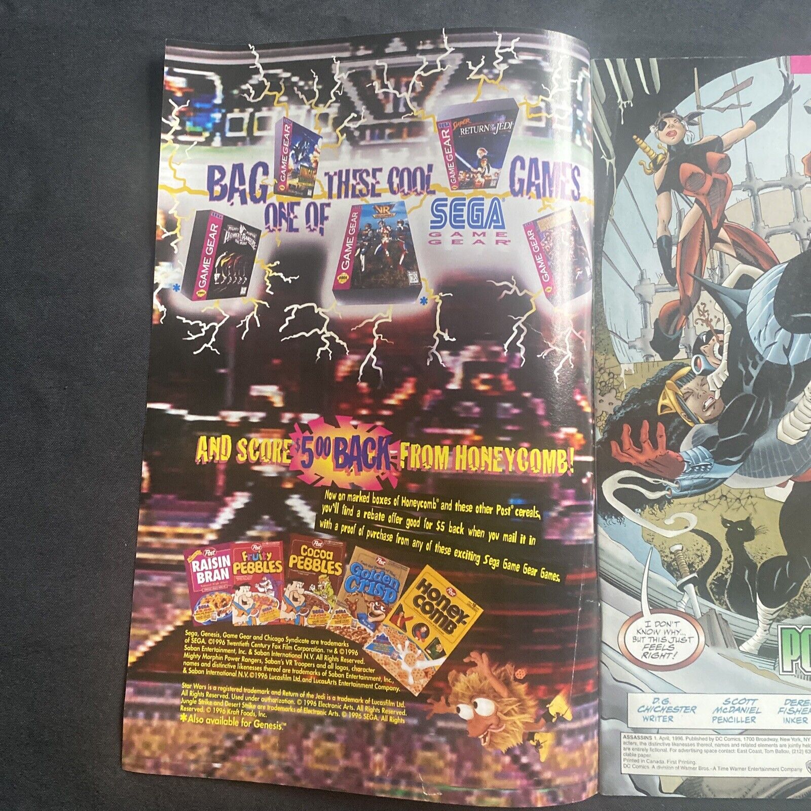 COMIC  - AMALGAM Comics - ASSASSINS #1 - April 1996 - (8750)