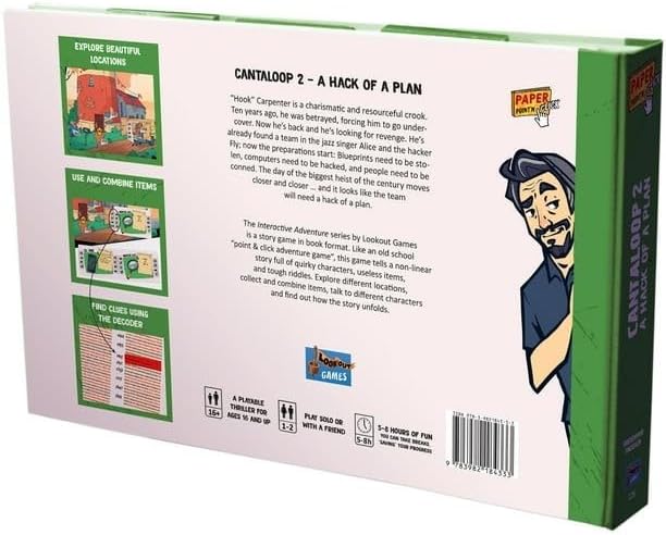 Board Game Book - Cantaloop Book 2 - A Hack Af A Plan
