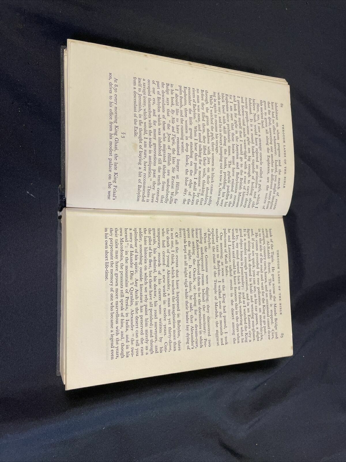 Book H. V. Morton - Through Lands of The Bible 6th Edition 1948 - (8169)