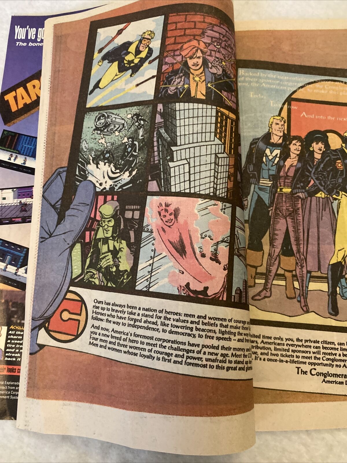 COMIC - DC Comics  JUSTICE LEAGUE QUARTERLY Winter 1991 - New York (8806)