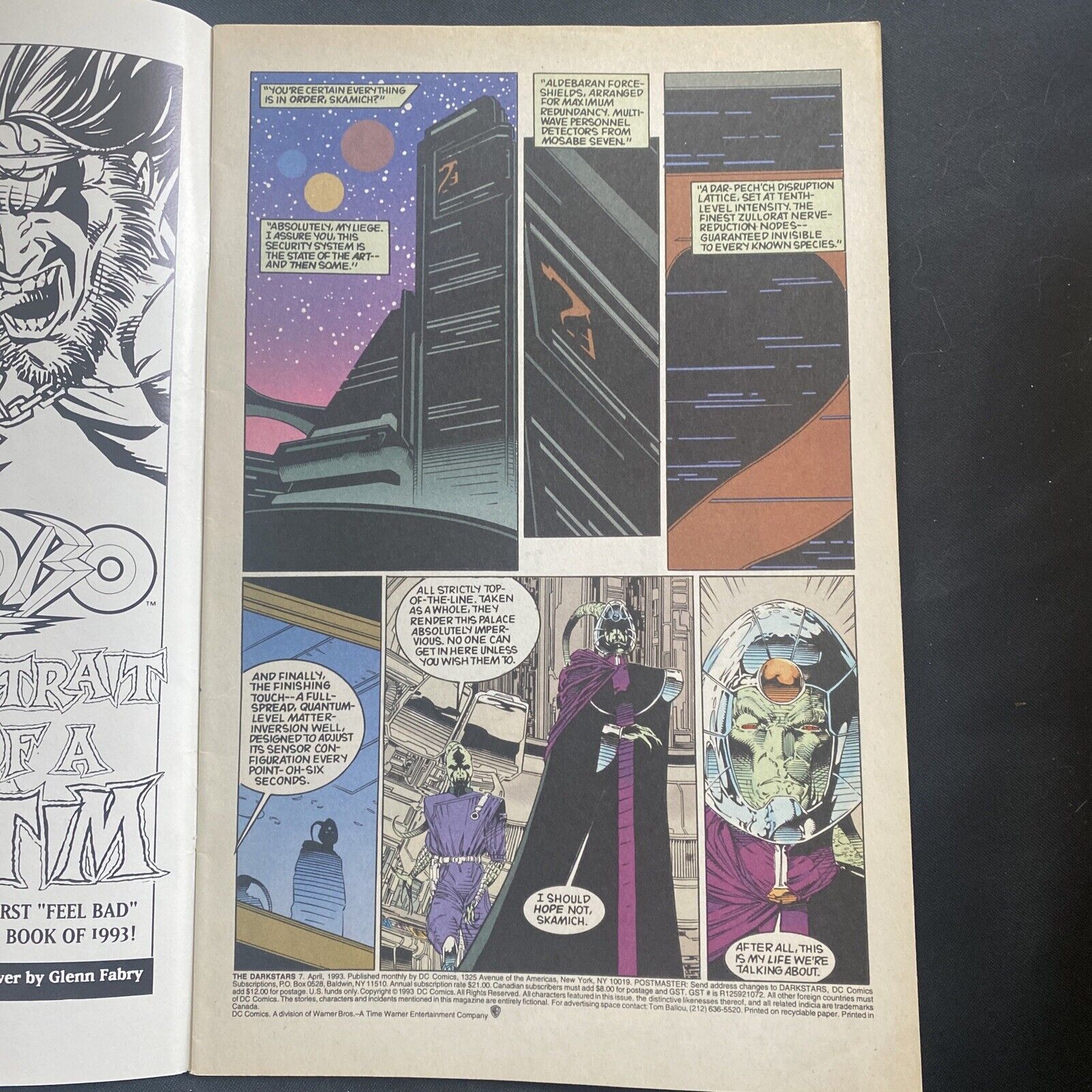 COMIC - DC Comics DARKSTARS Flint Disgraced  - 7th April 1993 - New York (8818)