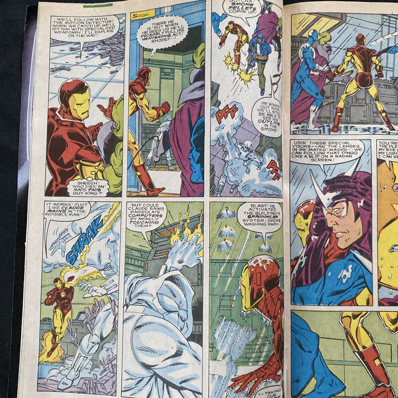 COMIC - Marvel IRON MAN Vol 1 #240 1989 Good Condition - 9367