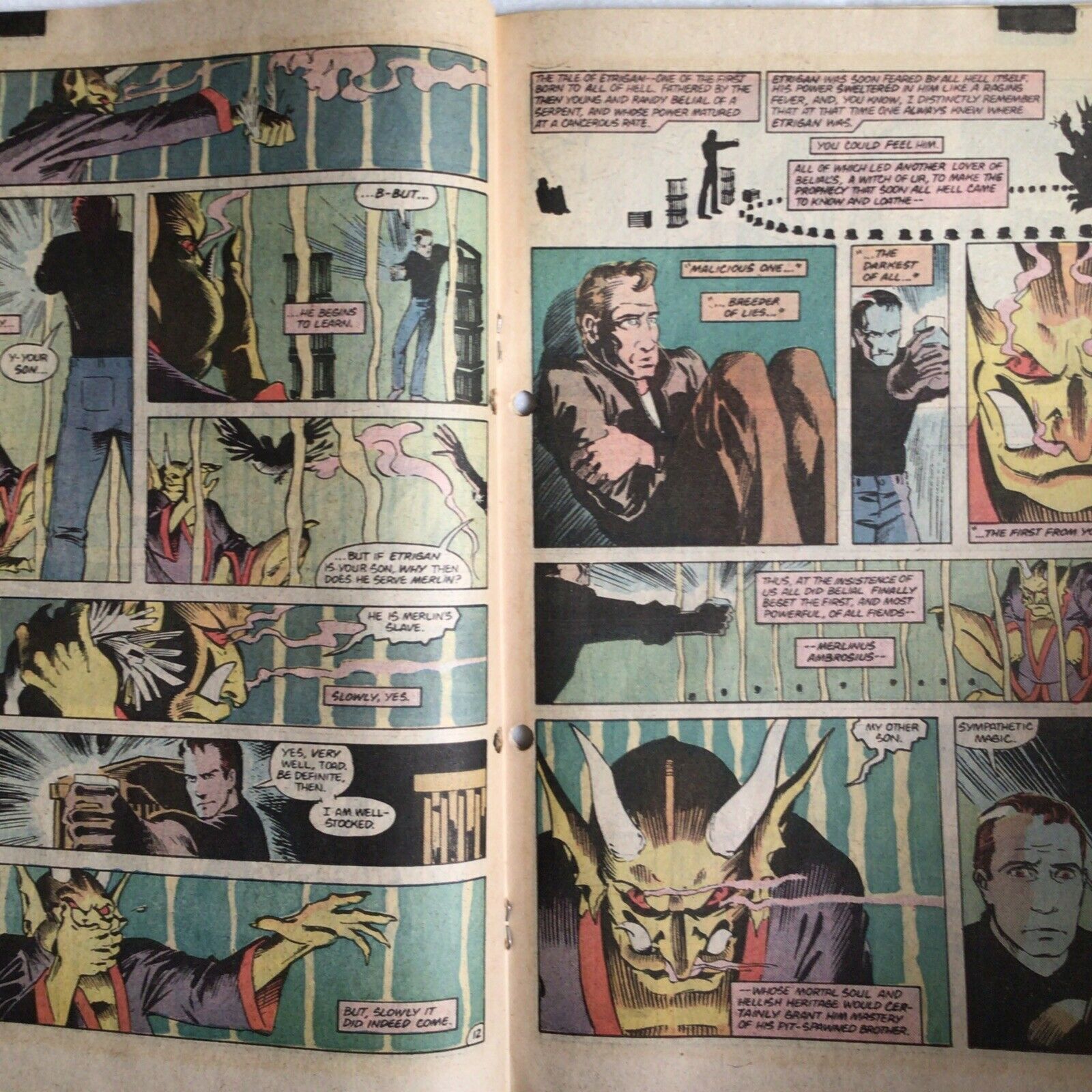 COMIC - DC Comics  DEMON Who watches the WATCHMEN? - Mar 1987 - New York (8893)
