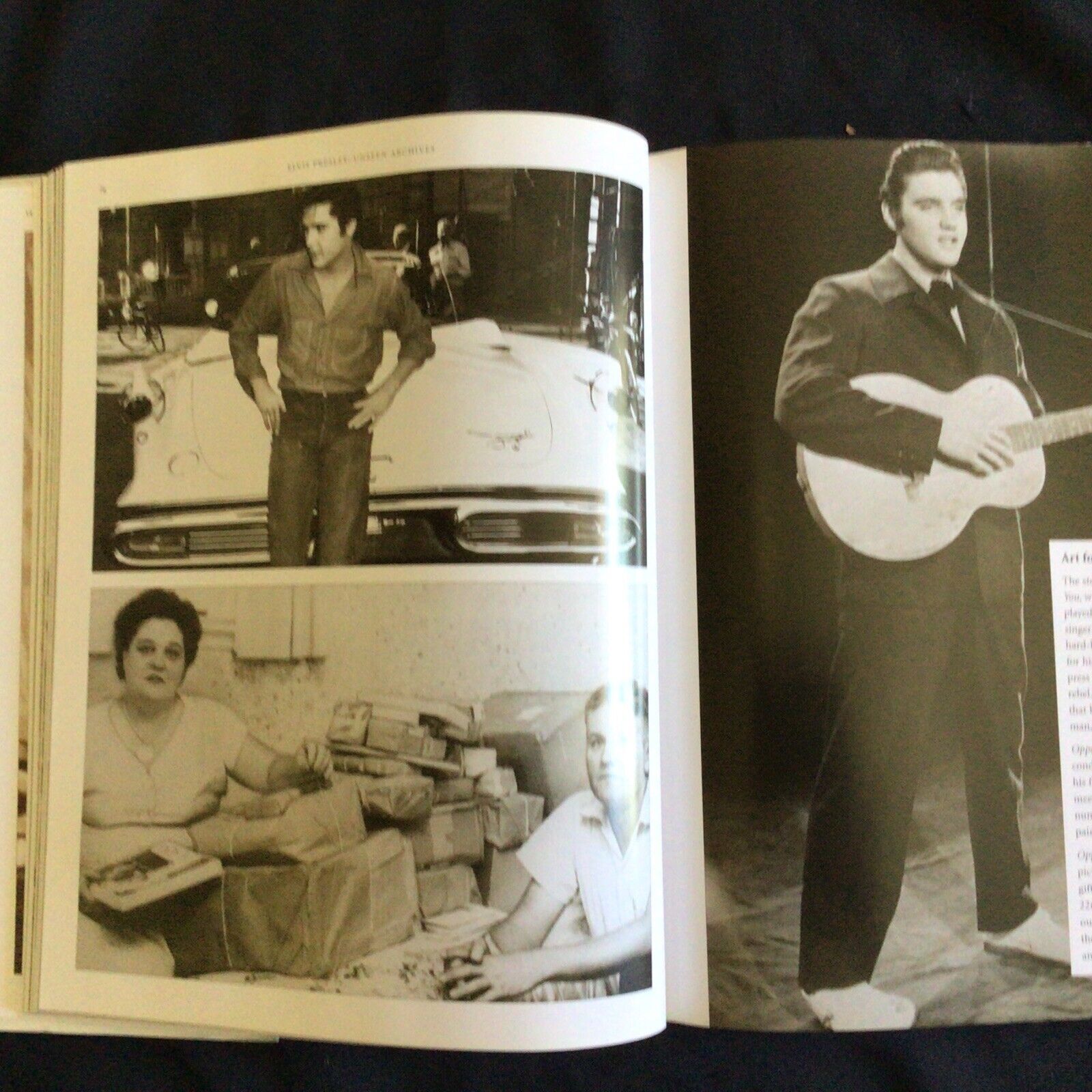Elvis Presley Unseen Archives - Large Hardback collectors book - (9748)