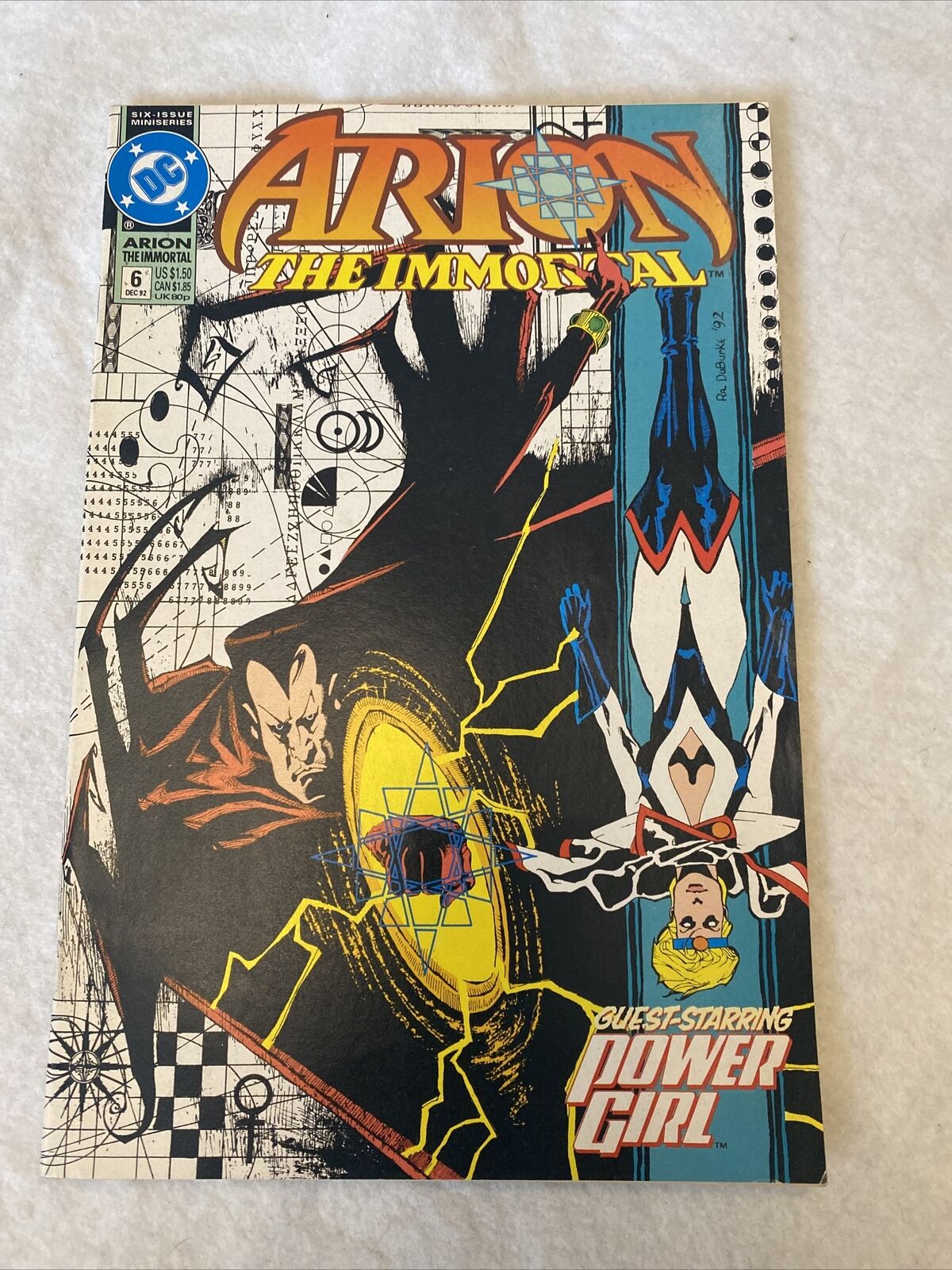 COMIC - DC Comics ARION The Immortal - 6th Dec 1992 - Power Girl (8827)