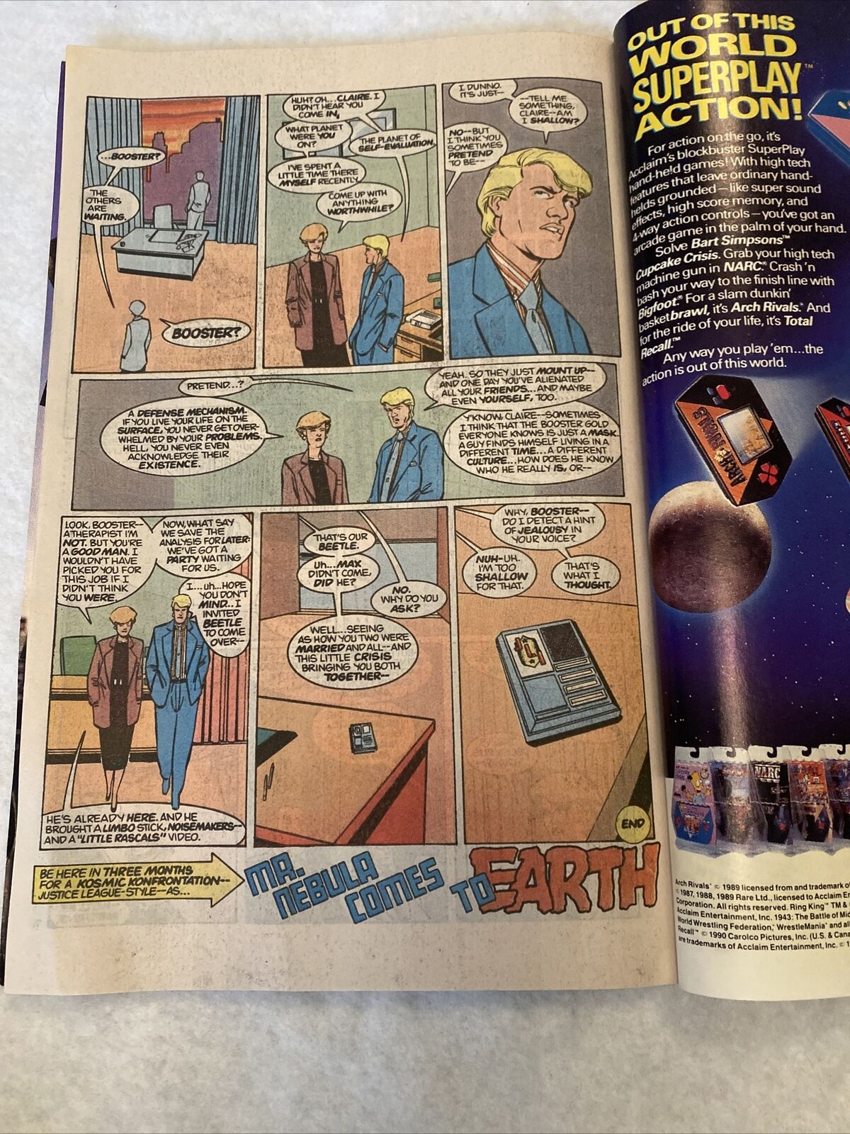 COMIC - DC Comics  JUSTICE LEAGUE QUARTERLY Winter 1991 - New York (8806)