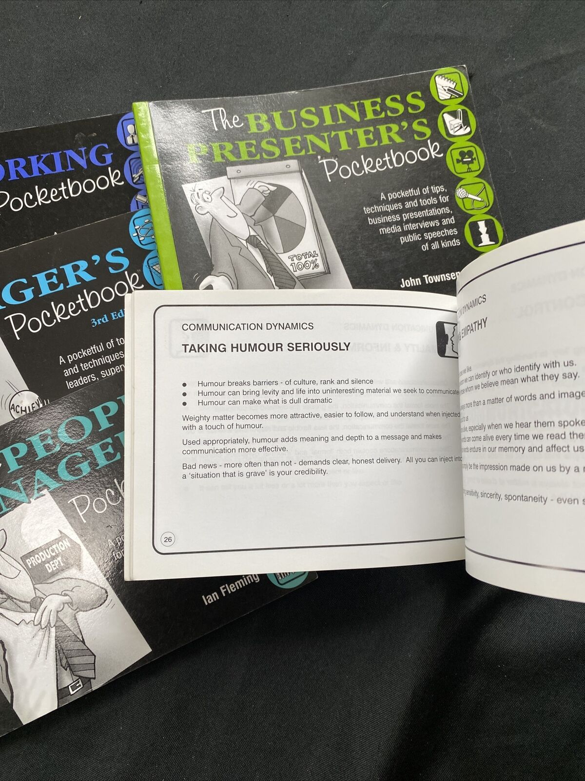 BOOKS x5 Management Pocketbooks Teamworking, Communicator's, Manager's etc (9583
