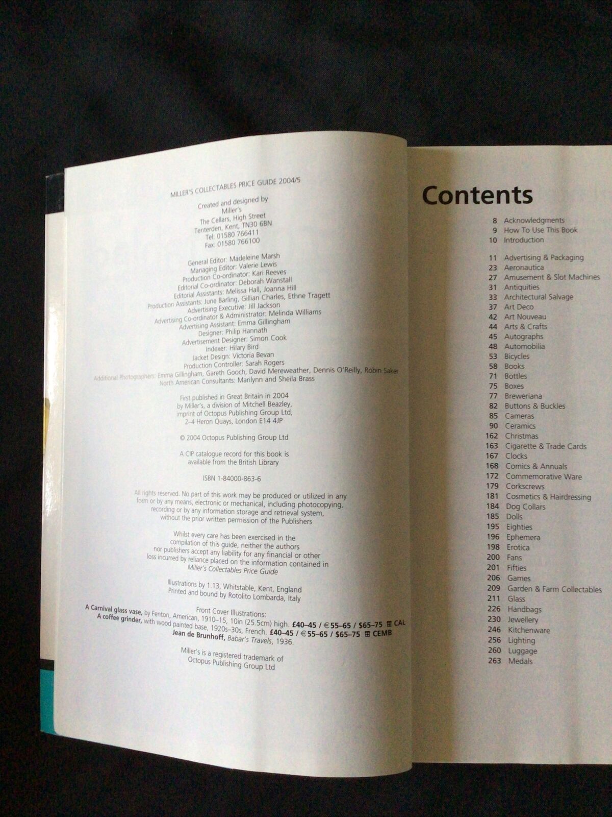 BOOK - Miller's Collectors Price Guide YEAR GUIDE 2004 / 2005  -(8622)