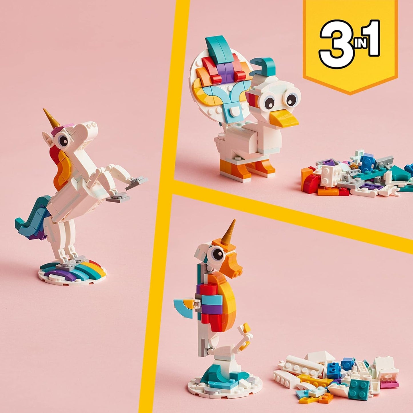 LEGO Creative 3 in 1 - Magical Unicorn - 31140