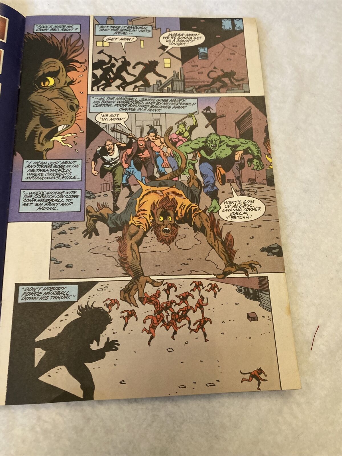 COMIC - DC Comics HAWKMAN Mongrel Rules! - Mar 1994  - New York - (8824)