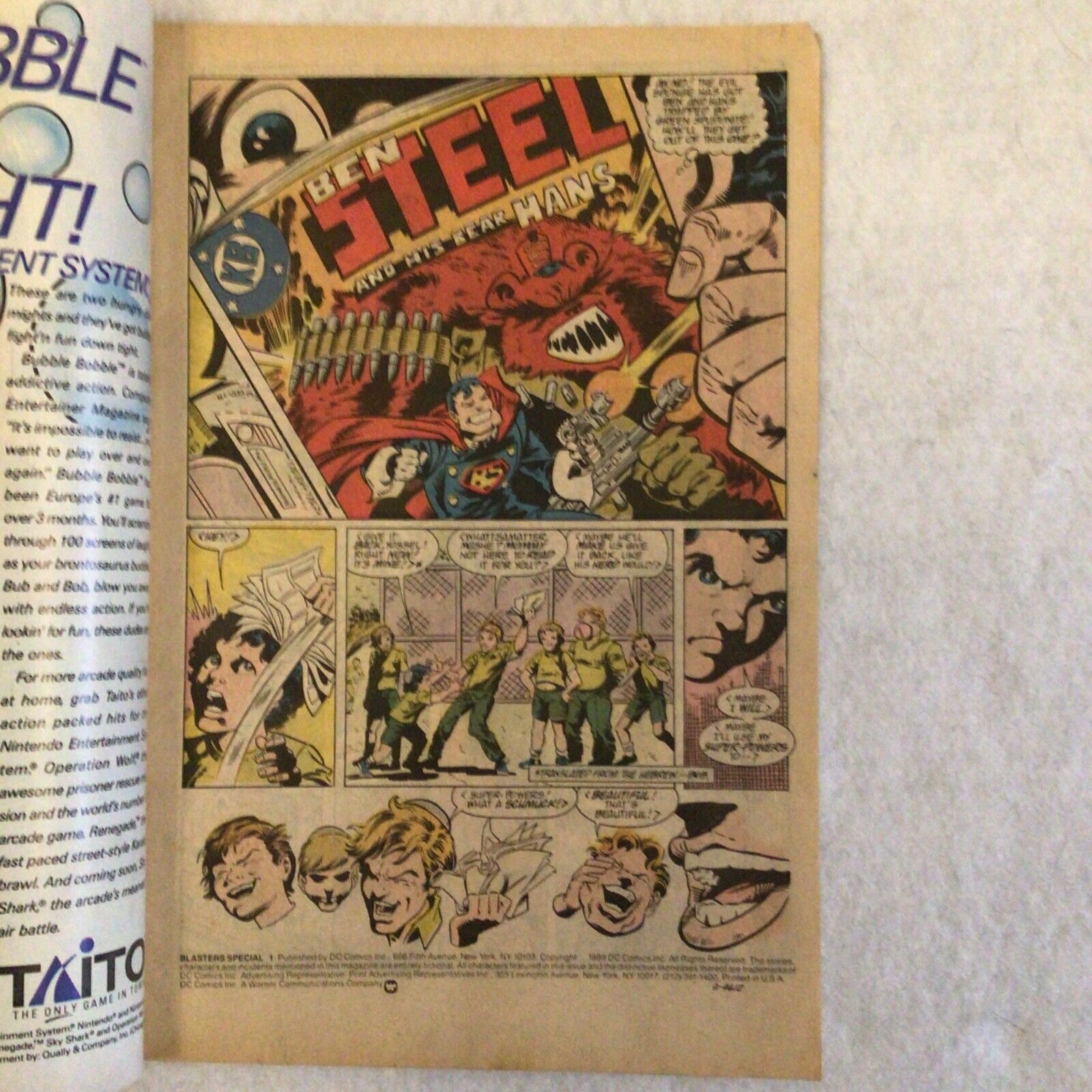 COMIC - DC Comics BLASTERS Special Edition - #1 1989  - New York - (8863)