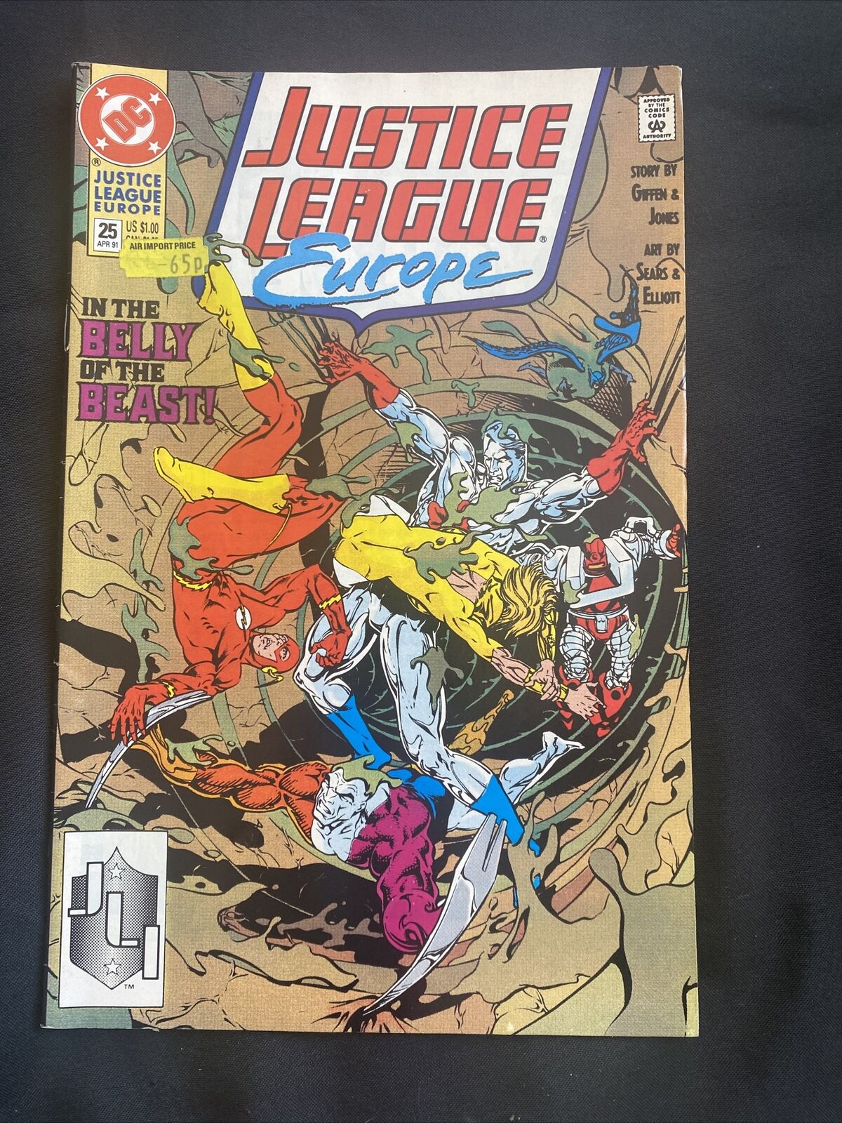 COMIC - DC Comics Justice League EUROPE -Apr 1991 - Nightcrawlers - (8793)