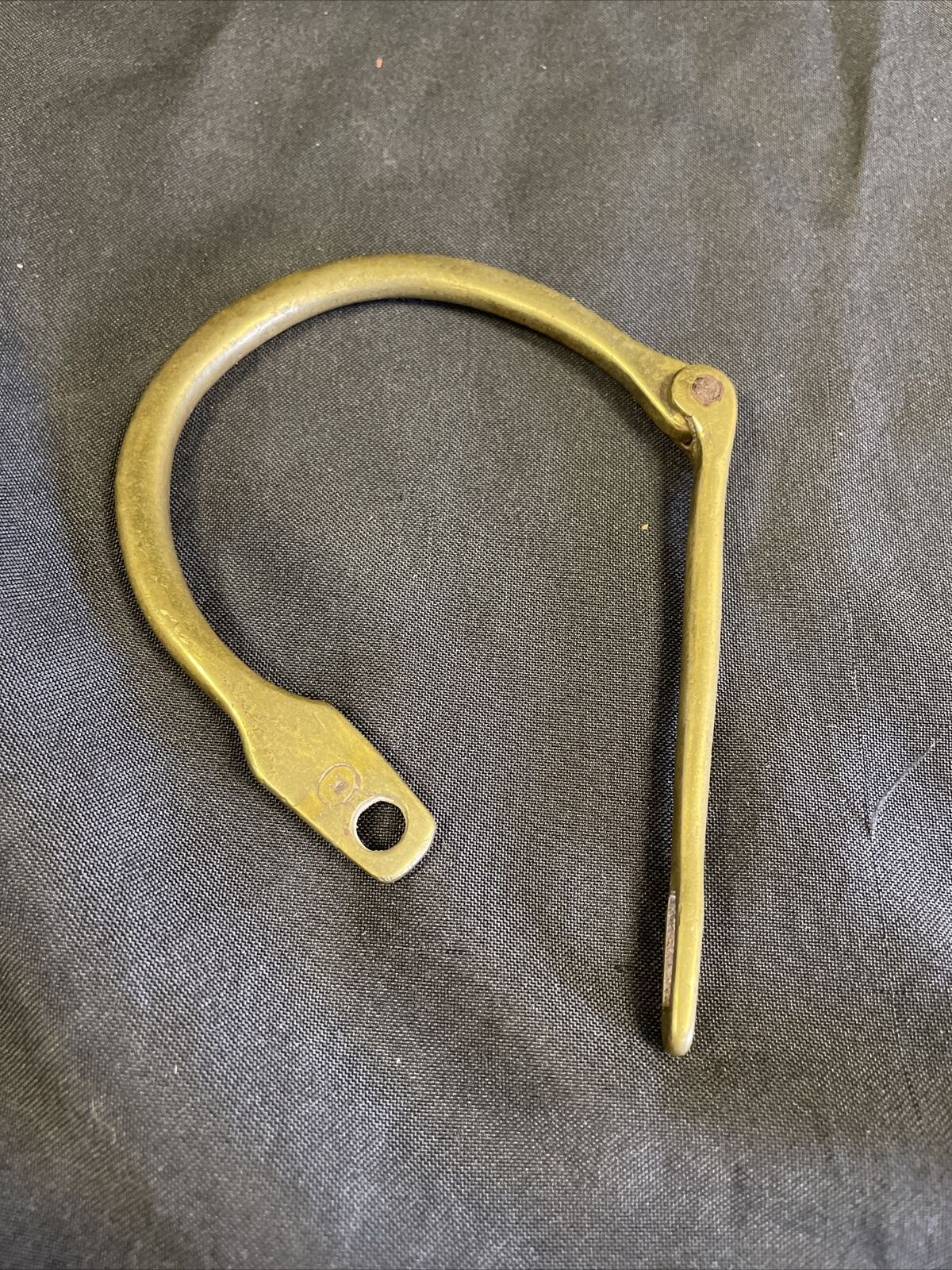 British Military WWII Kit Bag Lock 1942-45 Solid Brass excellent condition (8279