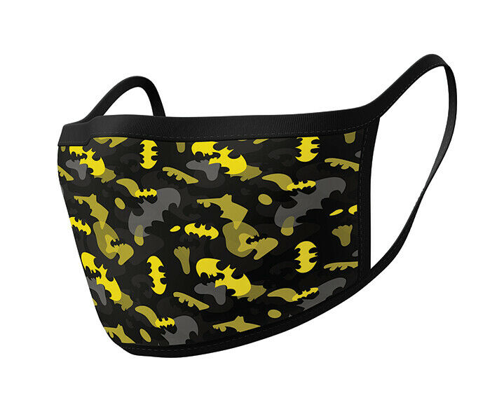 FACE MASK Fabric Stretch Adjustable Twin Pack - MOVIE - BATMAN