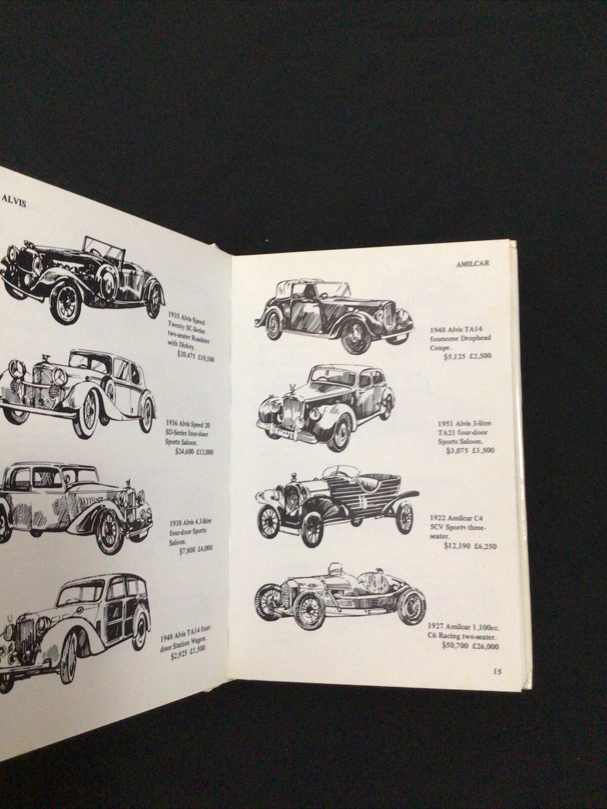 BOOK - Lyle pocket Antiques & Their Values 1979 - VETERAN & VINTAGE CARS - (8581)