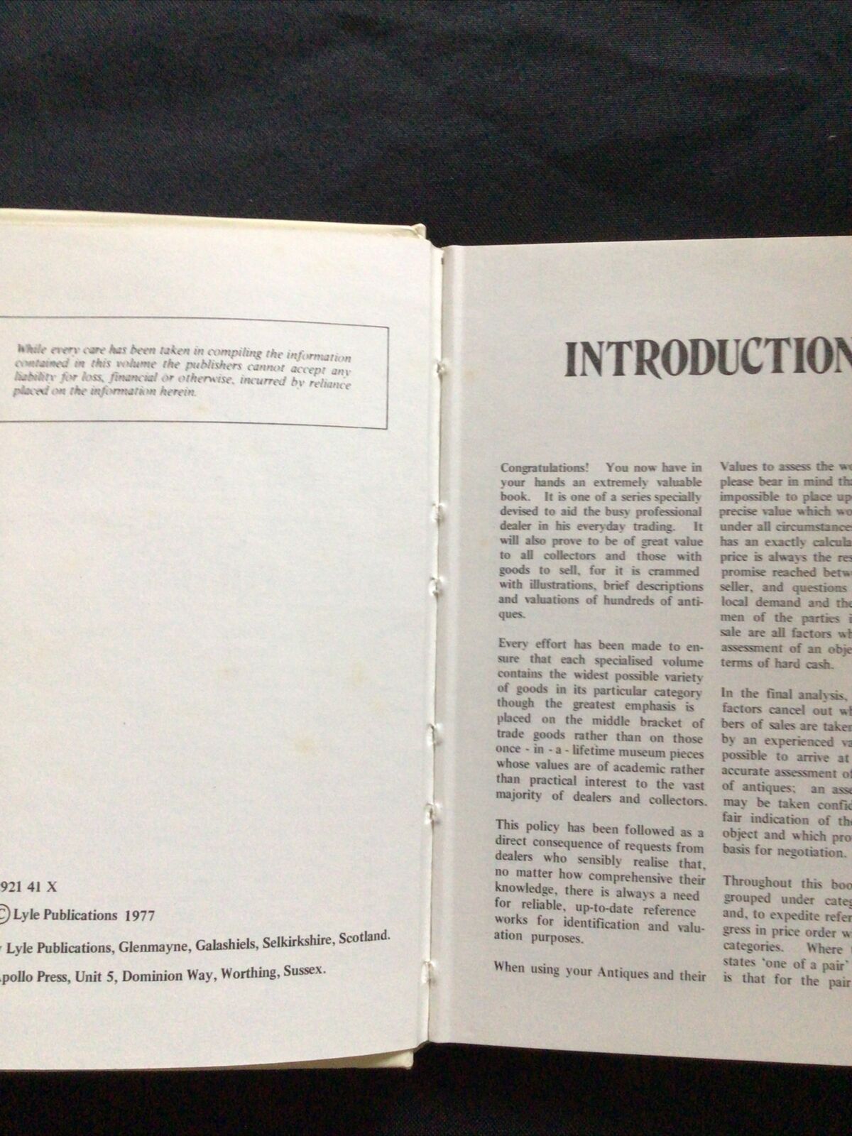 BOOK - Lyle pocket Antiques & Their Values 1977 - KITCHEN EQUIPMENT - (8576)
