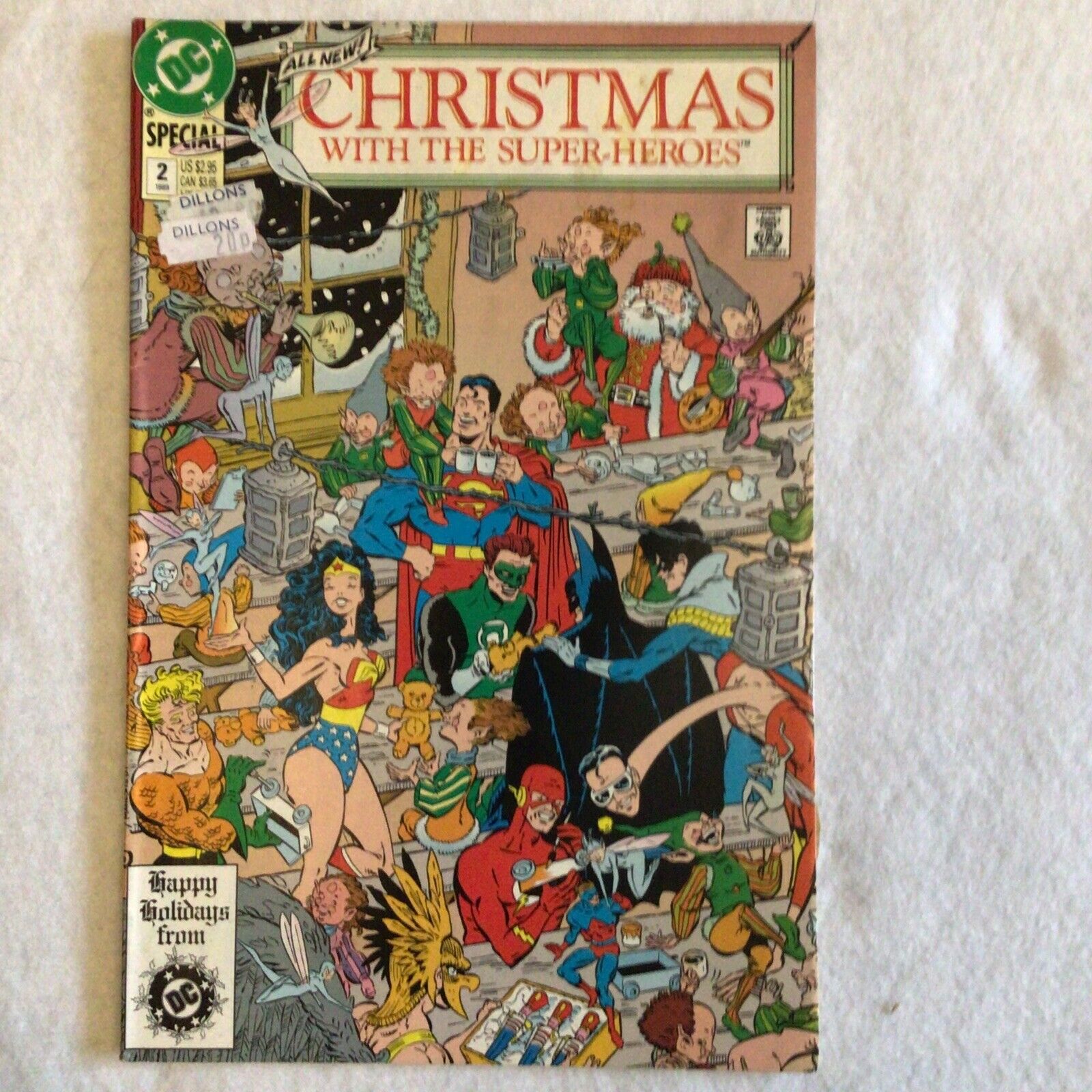 COMIC - DC Comics Christmas with the SUPER HEROES Special 1989 #2 - (8858)