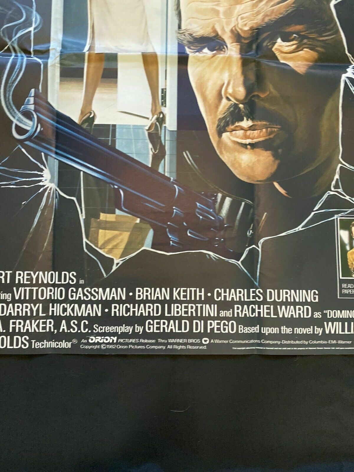 ORIGINAL UK QUAD POSTER - Sharky's Machine - 1981 - 30" x 40" - (6549)