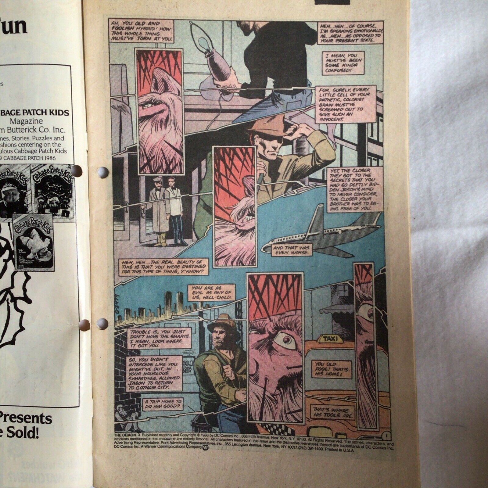 COMIC - DC Comics  DEMON Who watches the WATCHMEN? - Mar 1987 - New York (8893)