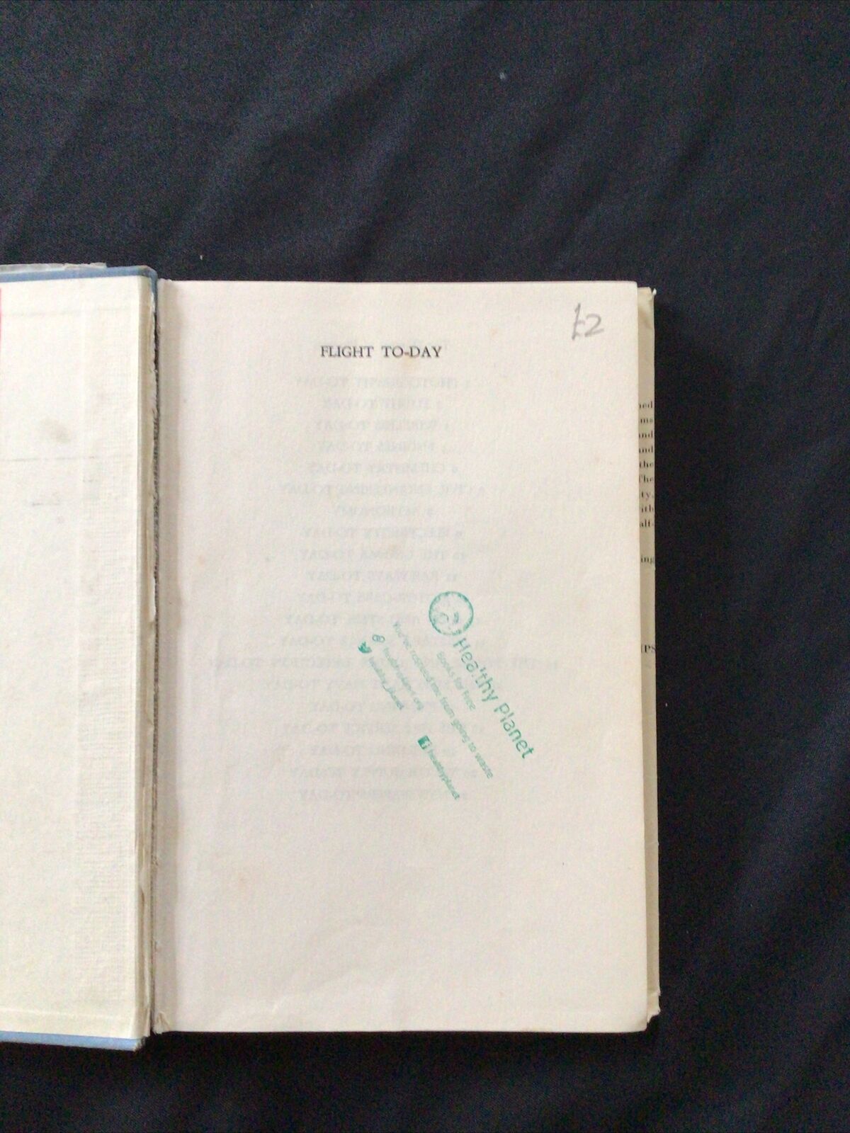 BOOK - FLIGHT TODAY - J L Naylor & E Ower 1957 - (8732)
