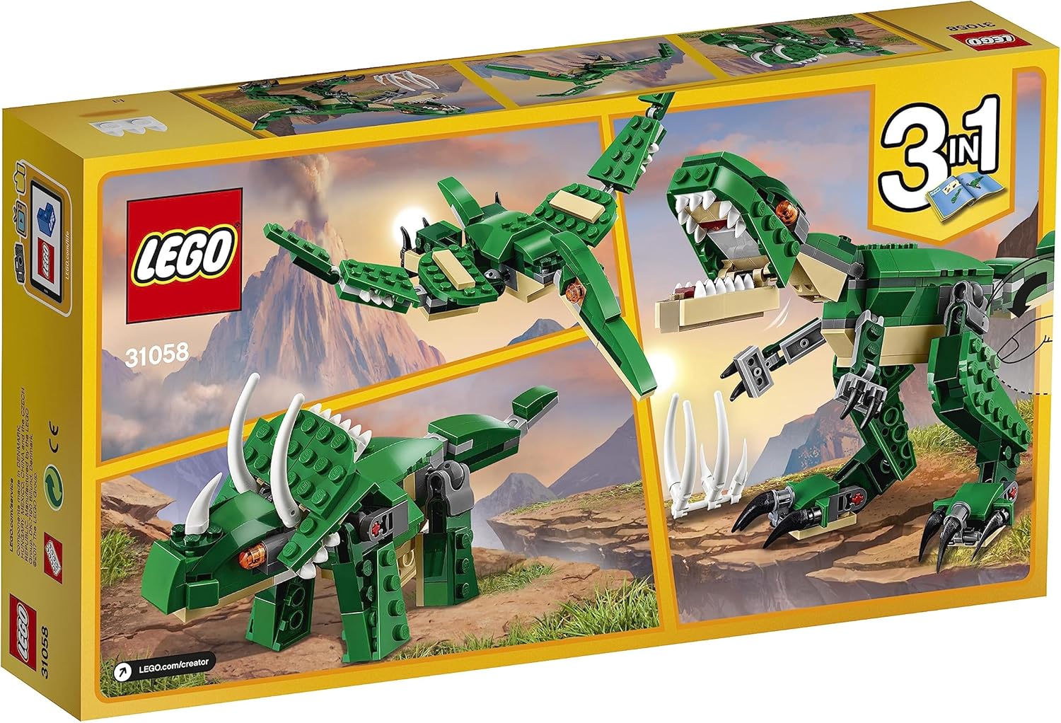 LEGO Creative 3 in 1 - Mighty Dinosaurs - 31058