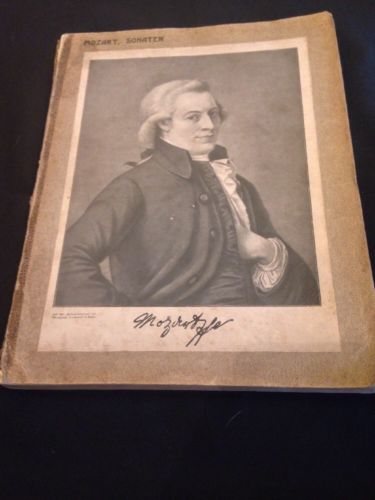 Mozart Sonaten - Bosworth Edition Leipzig for piano Antique music - 1907 (1475