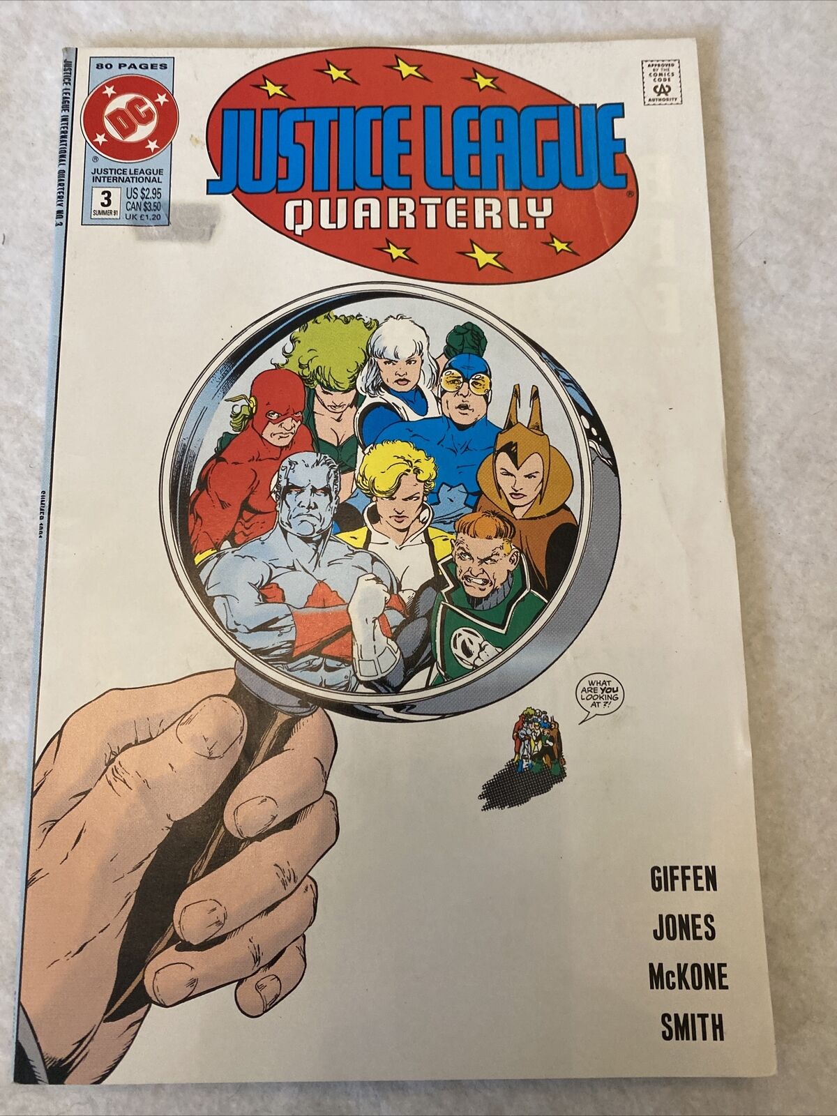 COMIC - DC Comics  JUSTICE LEAGUE QUARTERLY Summer 1991 - New York (8804)