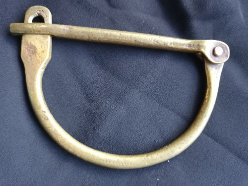 British Military WWII Kit Bag Lock 1942-45 Solid Brass excellent condition (8280