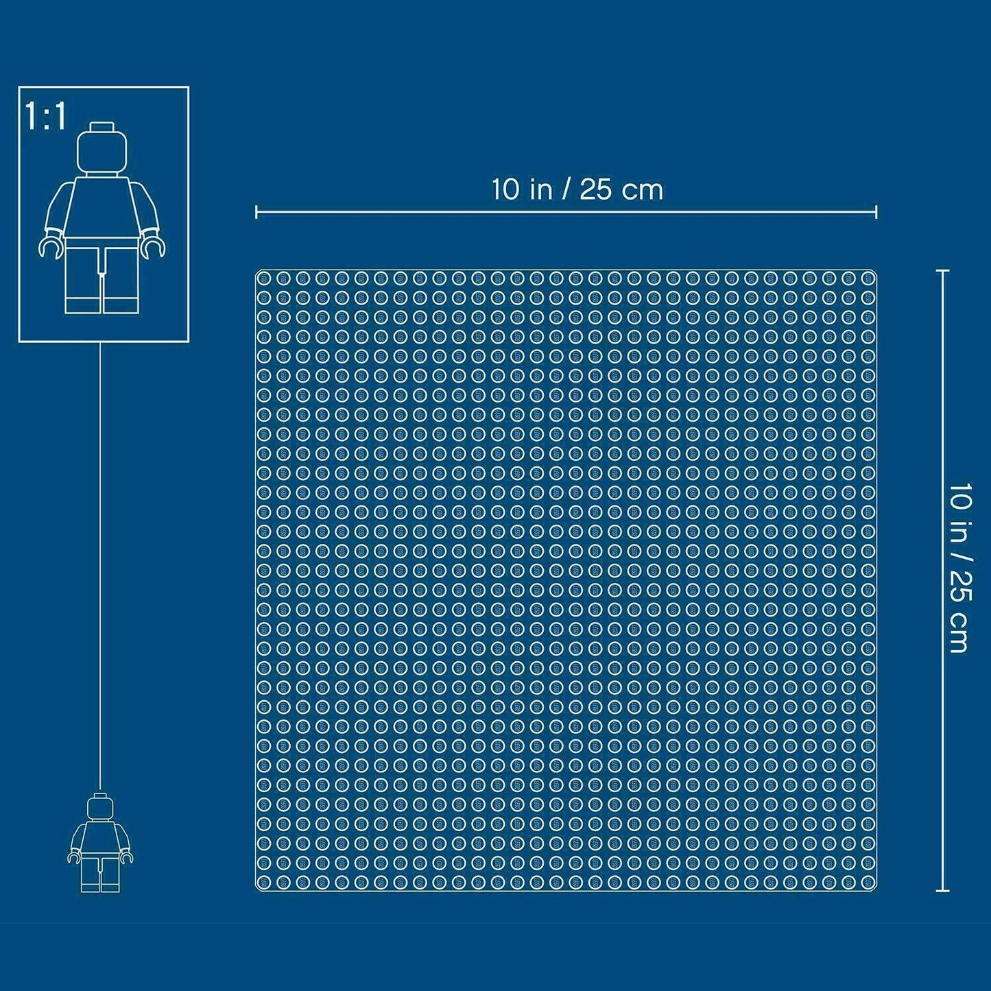 LEGO Creator - White Baseplate - Age 4+ - 11026