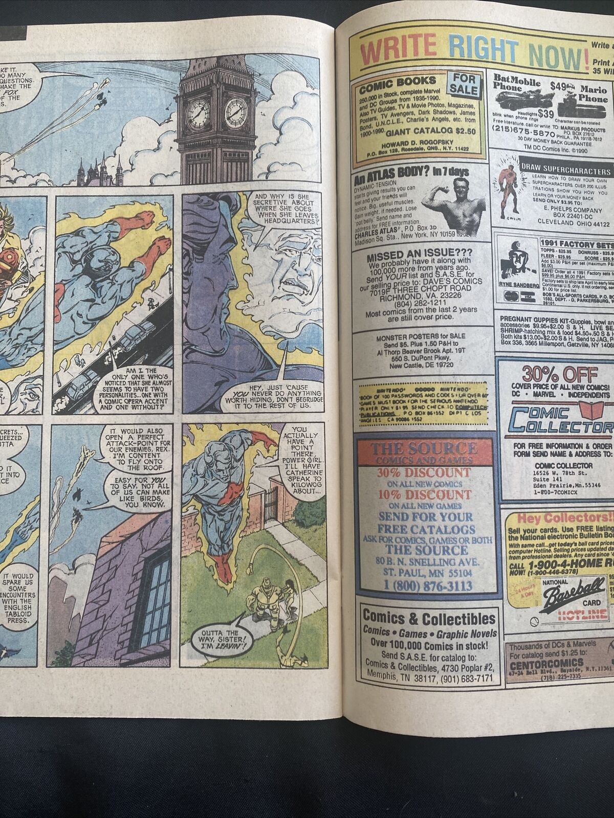 COMIC - DC Comics Justice League EUROPE -Apr 1991 - Nightcrawlers - (8793)