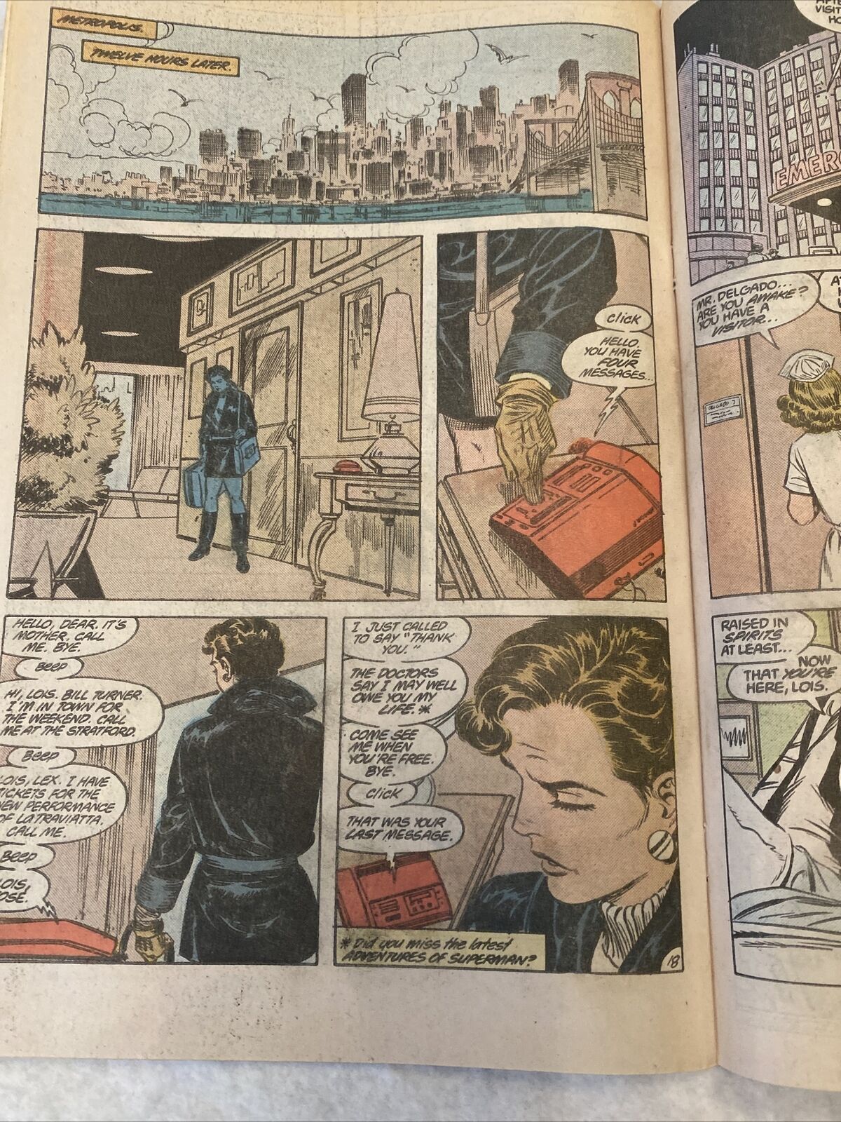 COMIC - DC Comics ACTION COMICS Lois Lane & Lana Lang Feb 1988 Superman (8832