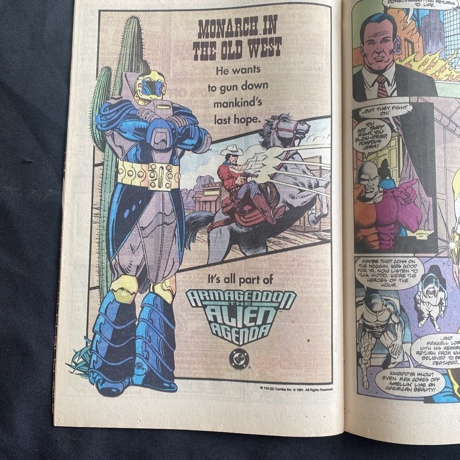 COMIC - DC Comics Justice League EUROPE - Jan 1992 - Silver Sorceress - (8782)