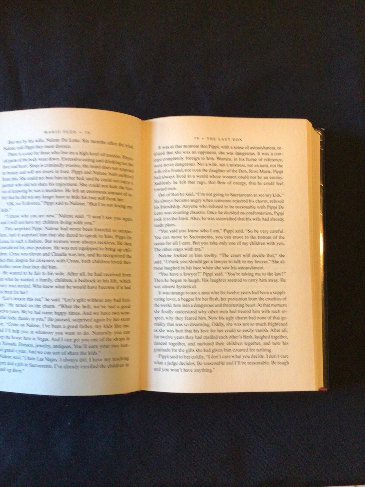 BOOK - THE LAST DON - Mario Puzo - Hardback 1996 - (8658)