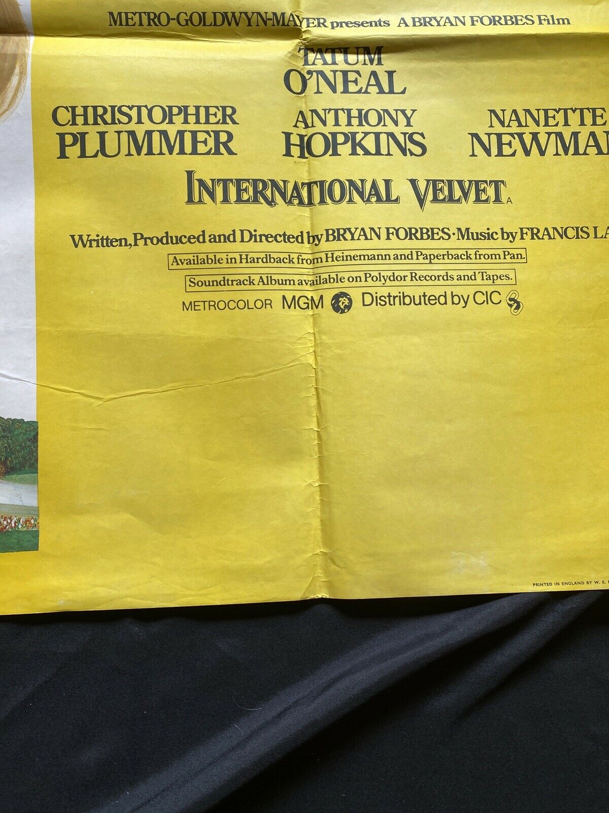 ORIGINAL UK QUAD POSTER - International Velvet - 1978 - 30" x 40" - (6583)
