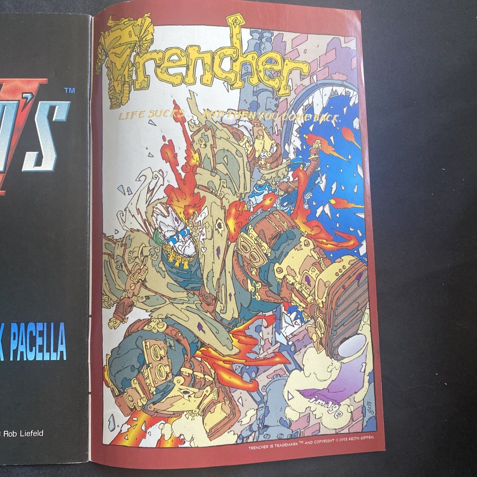 COMIC  - IMAGE Comics -BRIGADE Blood Brothers May 1993  - (8763)