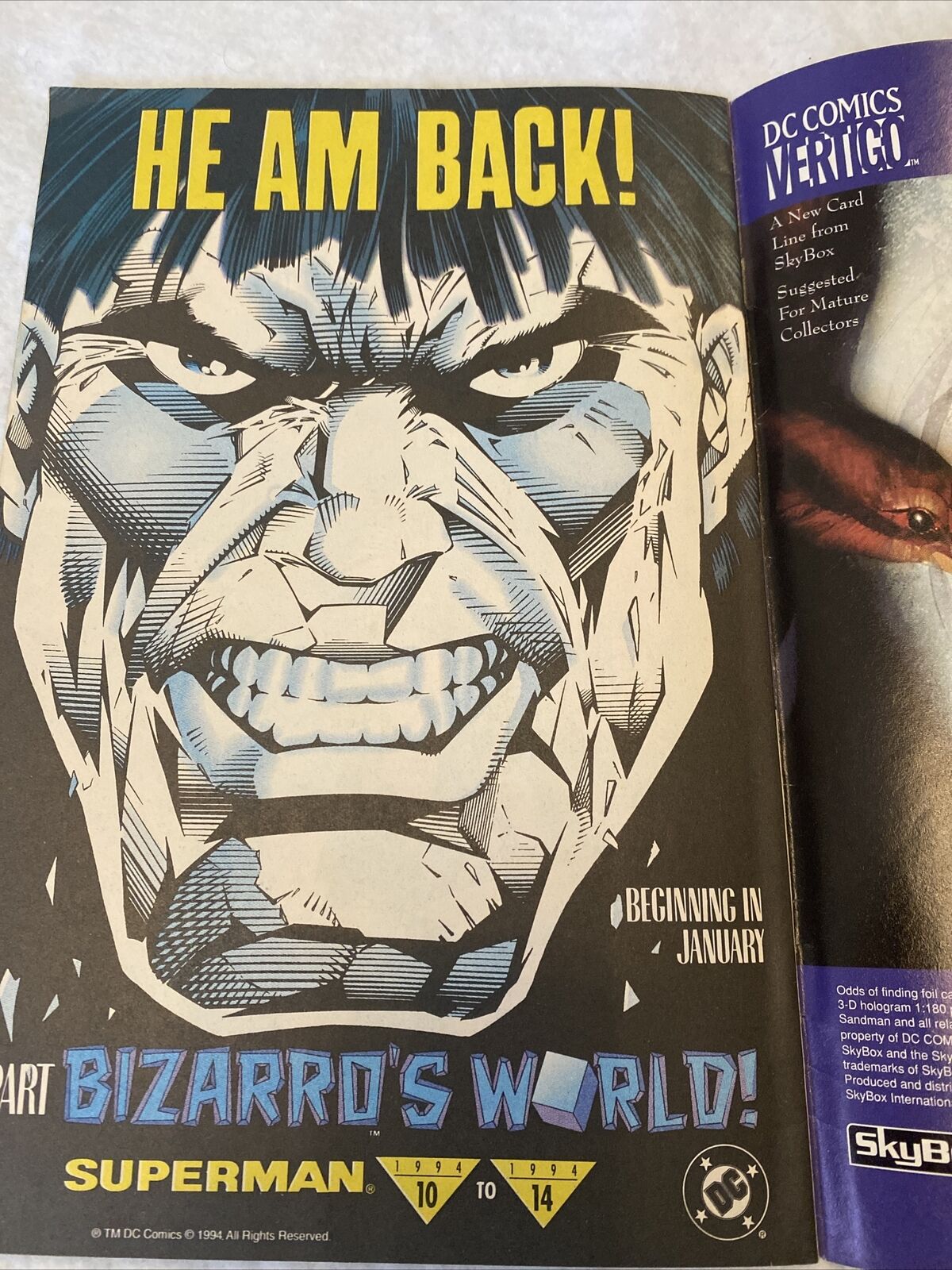 COMIC - DC Comics HAWKMAN Mongrel Rules! - Mar 1994  - New York - (8824)