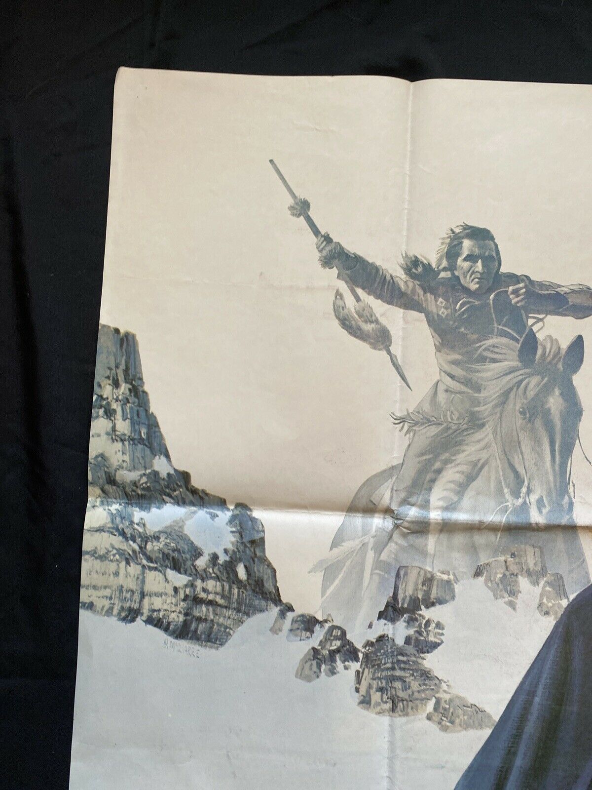 ORIGINAL UK QUAD POSTER - Across the Great Divide - 1976 - 30" x 40" - (6564)