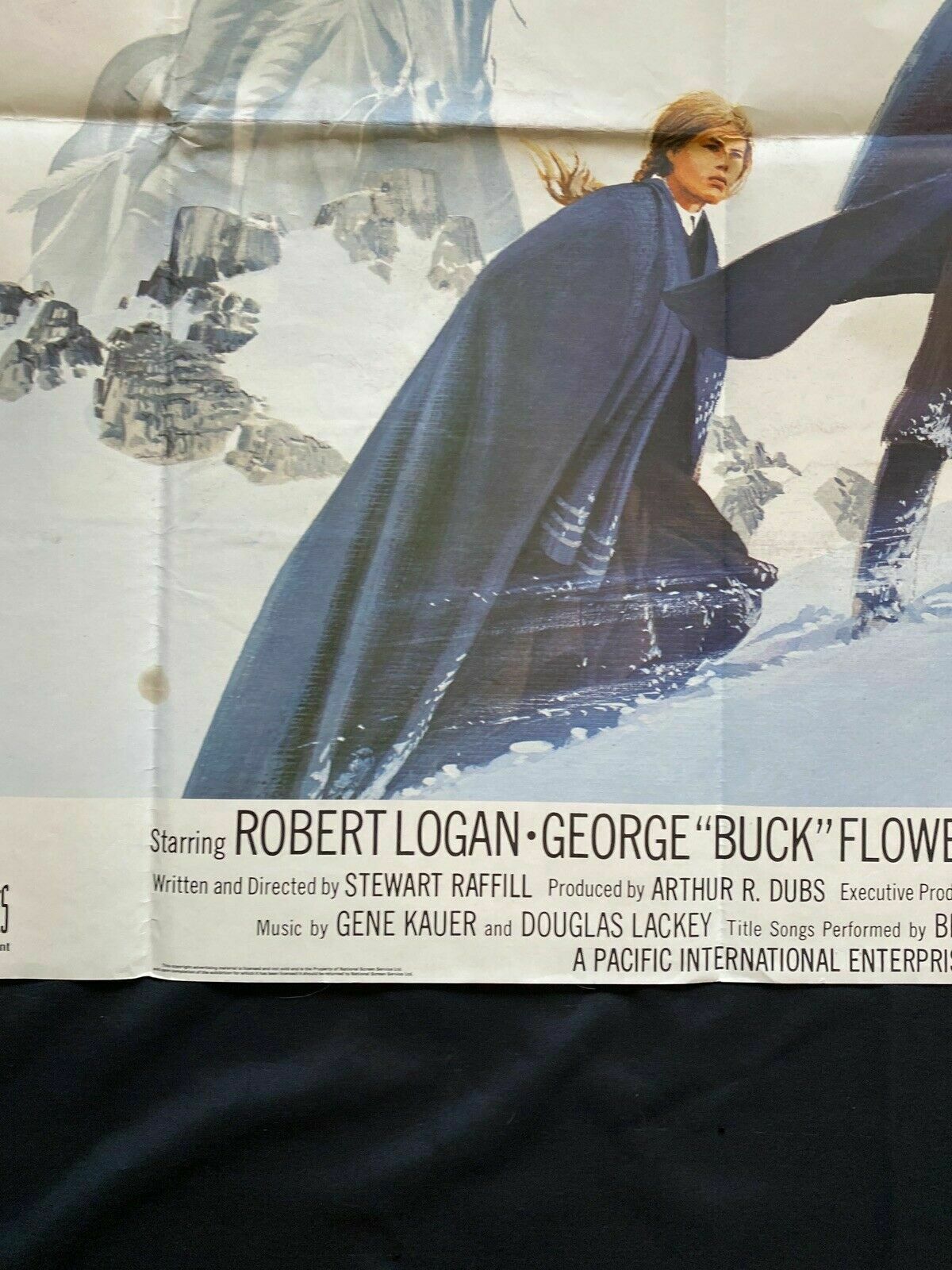 ORIGINAL UK QUAD POSTER - Across the Great Divide - 1976 - 30" x 40" - (6564)
