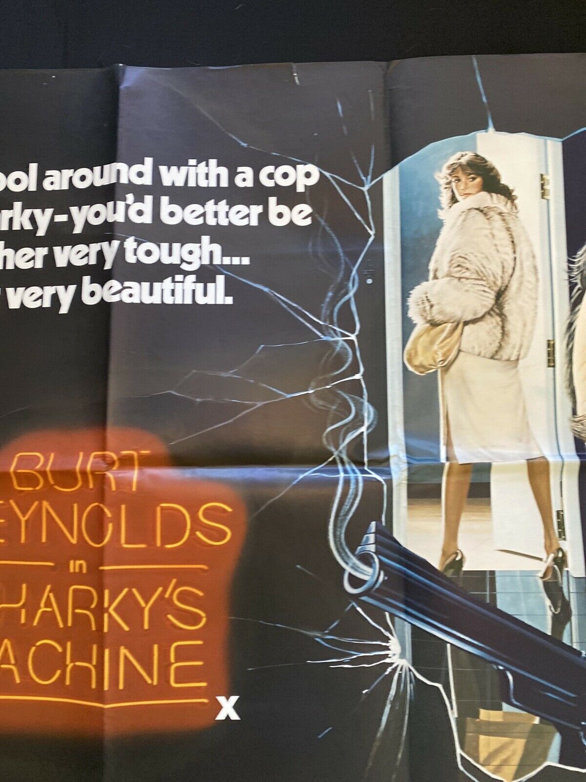 ORIGINAL UK QUAD POSTER - Sharky's Machine - 1981 - 30" x 40" - (6549)