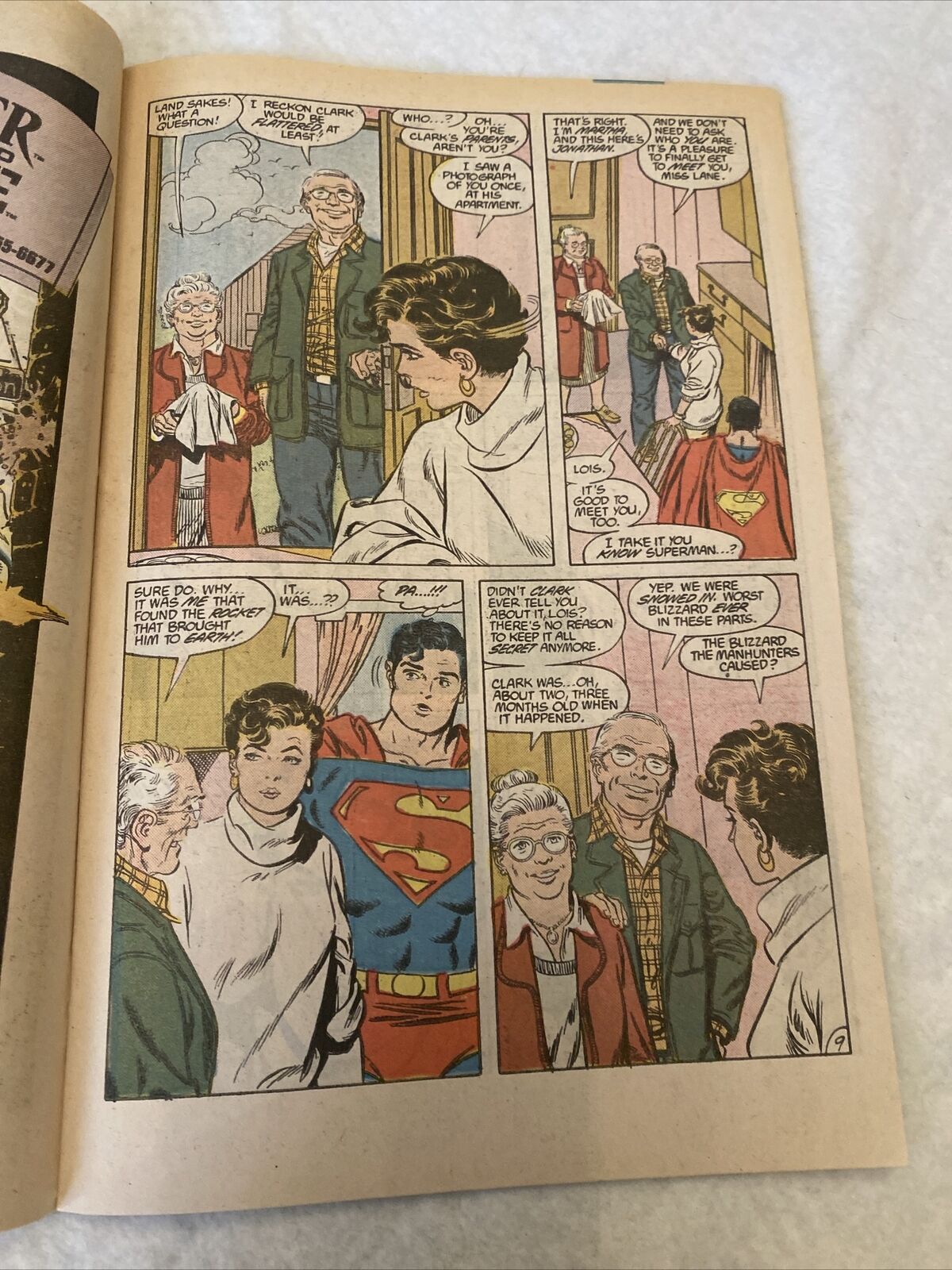 COMIC - DC Comics ACTION COMICS Lois Lane & Lana Lang Feb 1988 Superman (8832