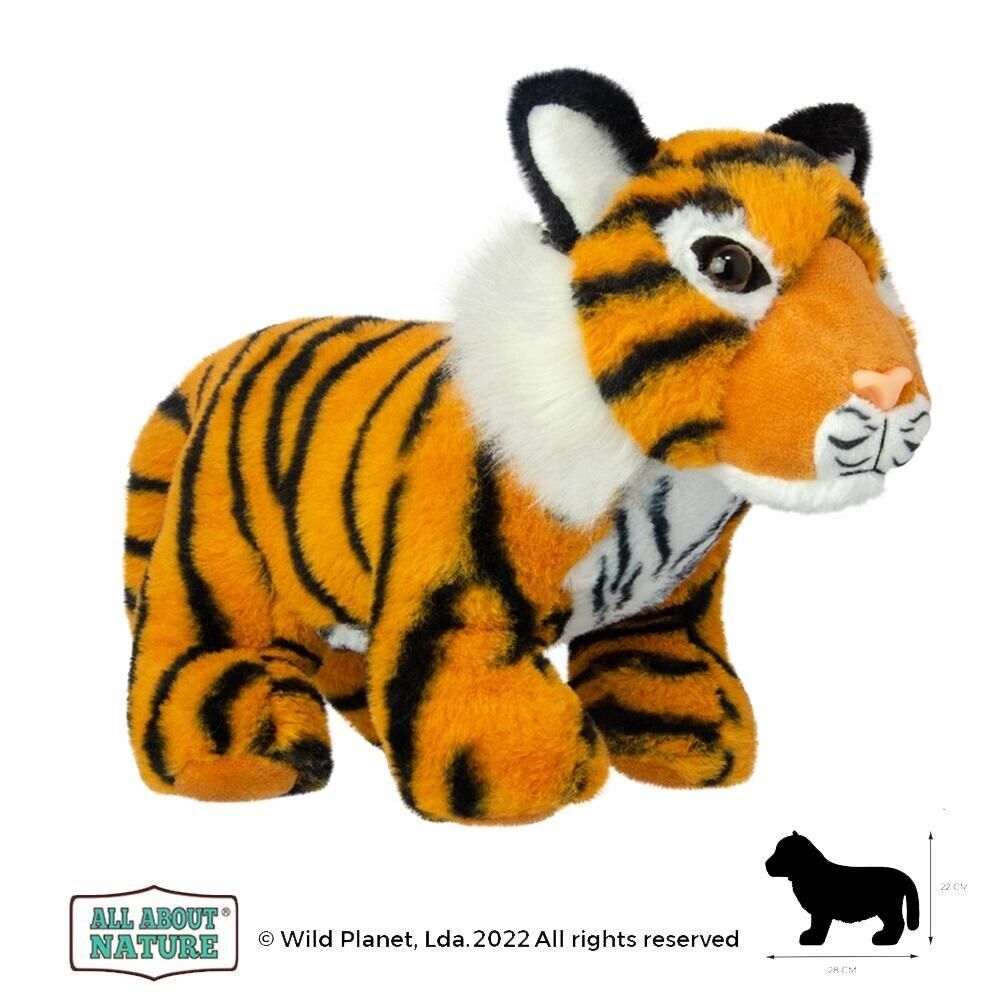 All About Nature Wild Planet - Soft Plush Age 0+ - Tiger 30cm - K8740