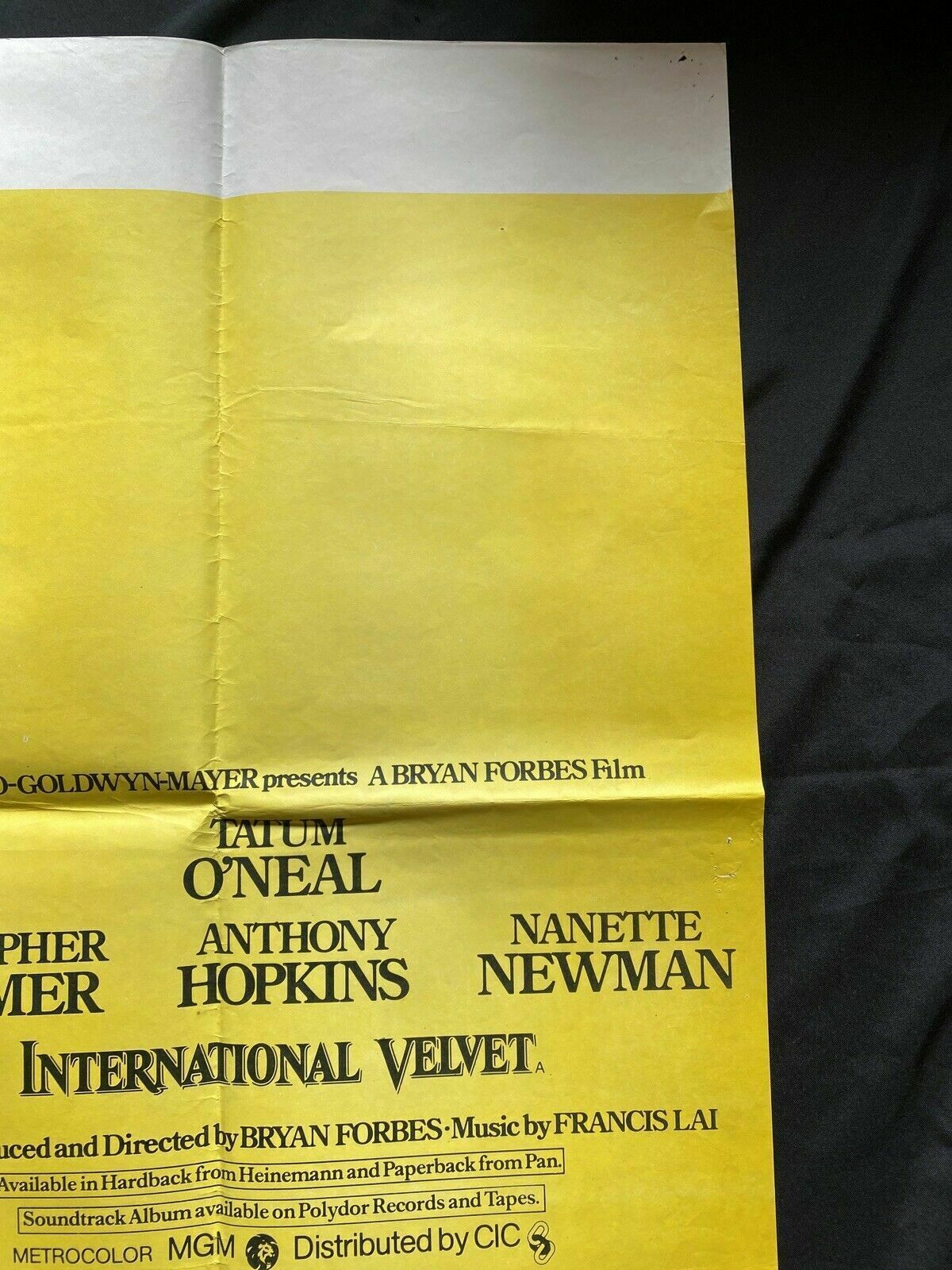 ORIGINAL UK QUAD POSTER - International Velvet - 1978 - 30" x 40" - (6583)