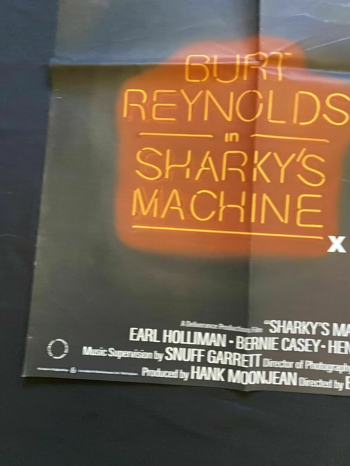ORIGINAL UK QUAD POSTER - Sharky's Machine - 1981 - 30" x 40" - (6549)