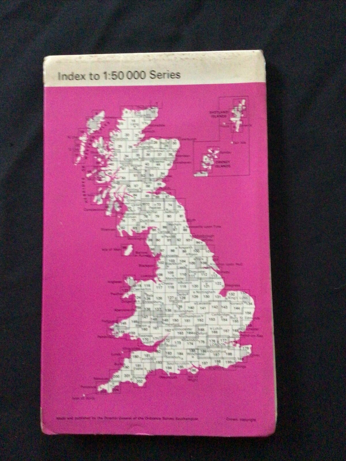 MAP - Ordnance Survey 1:50 2nd Series 1980 -Northallerton & Ripon #99 (8716