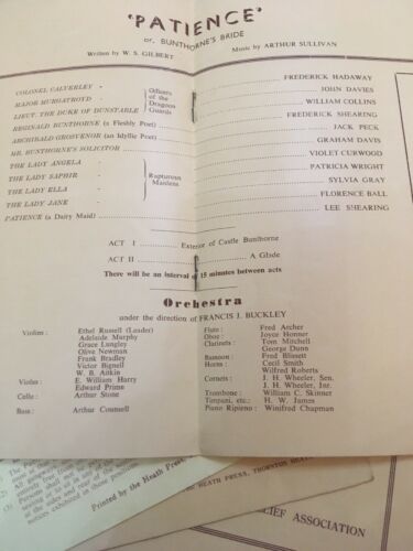 Belra Players King George's Hall Theatre Programmes x 9 1953 in aid of Leprosy -(2947)