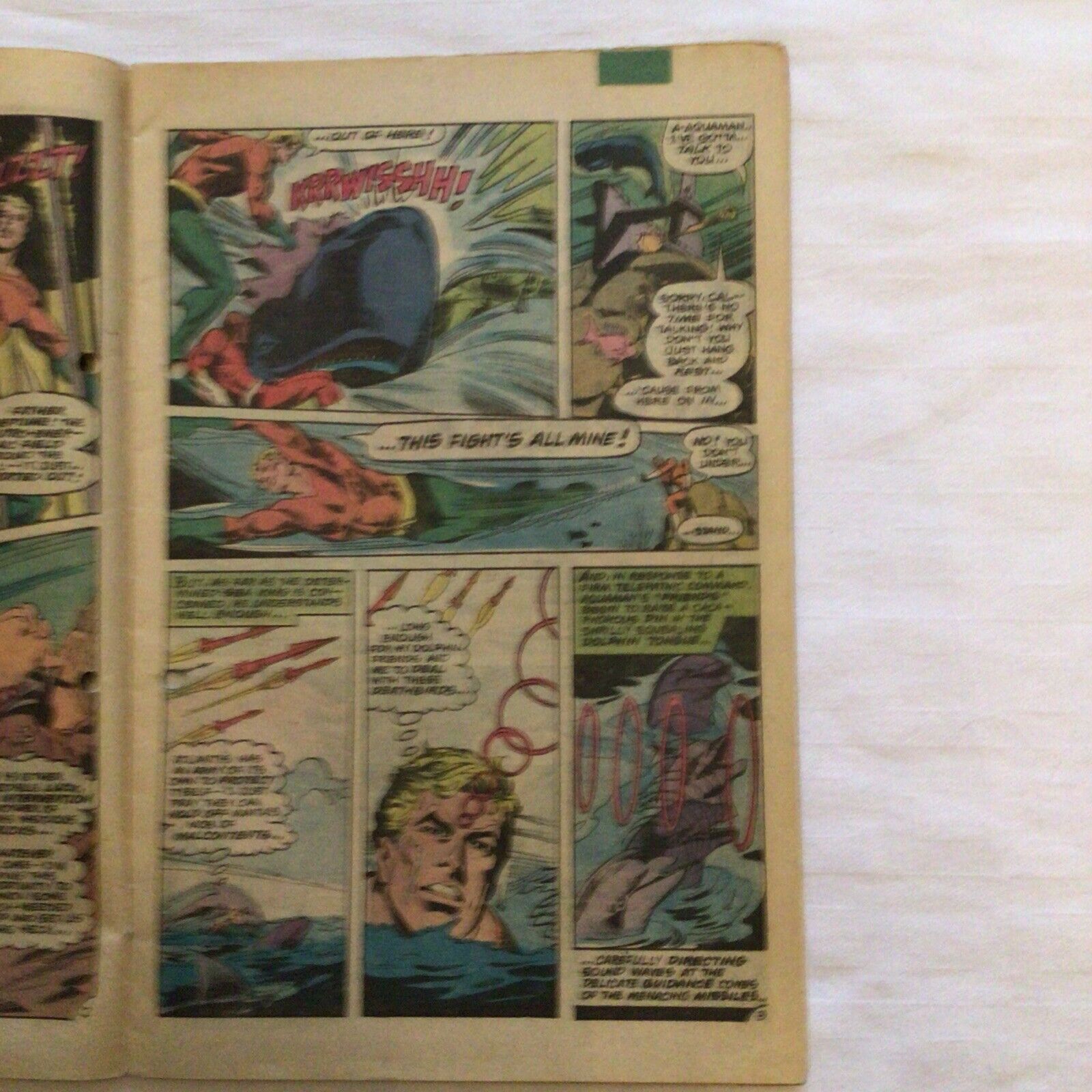 COMIC - DC Comics Adventure Comics AQUAMAN & BLACK MANTA - Dec 1980 - (8870)