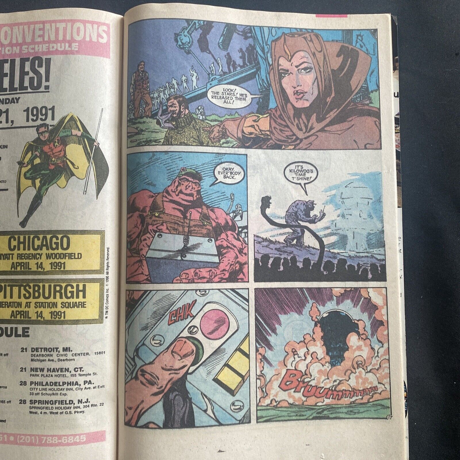 COMIC - DC Comics Justice League EUROPE - May 1991 - New York - (8781)